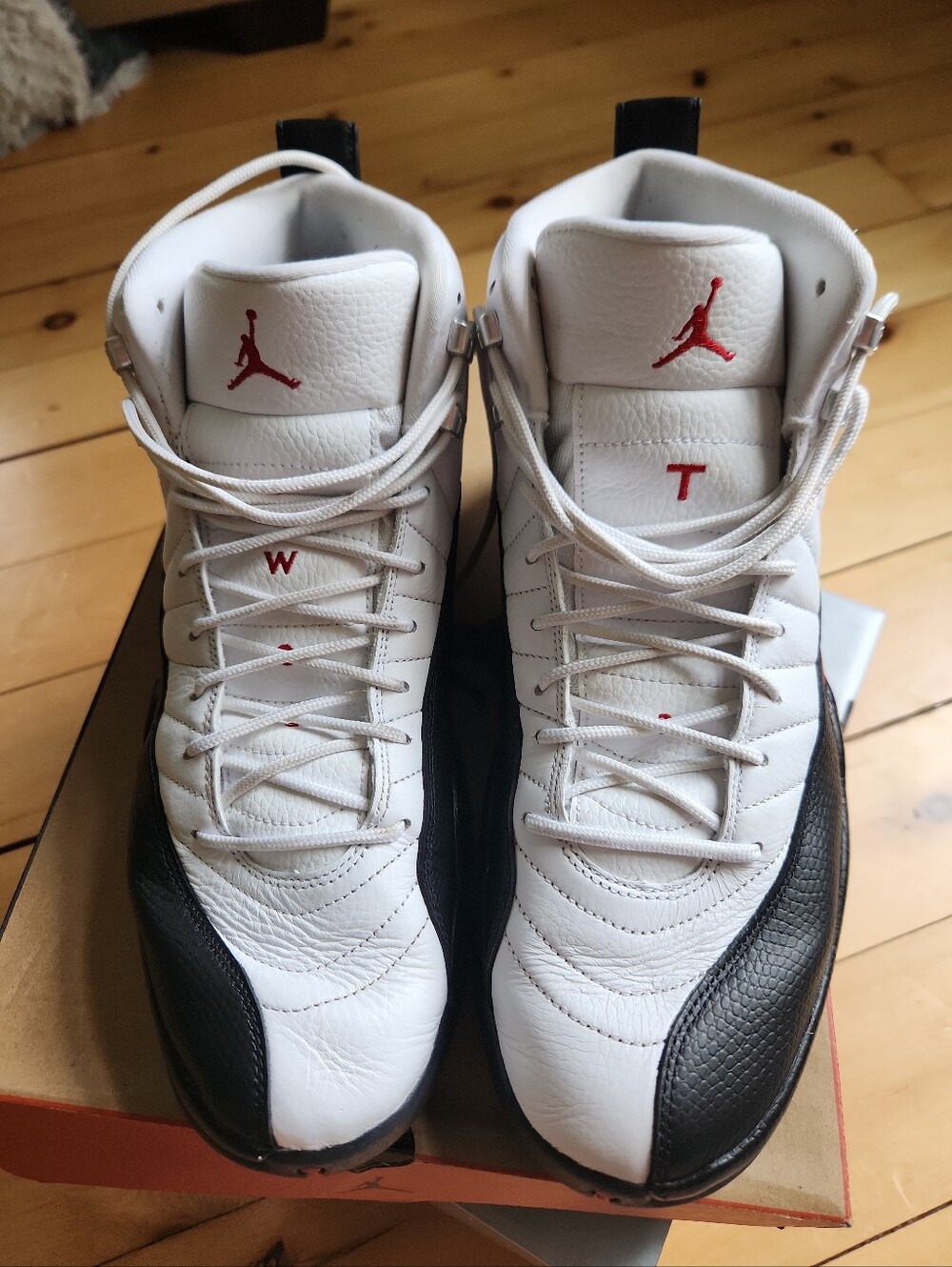 Size 14 - Air Jordan 12 Retro Taxi Flip With Box